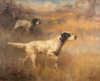 Percival Rosseau (1859-1937), Over the Fence, and a Point