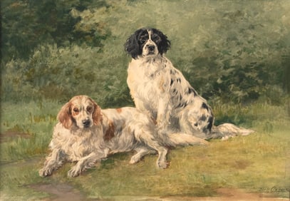 Edmund Henry Osthaus (1858-1928), Two Setters