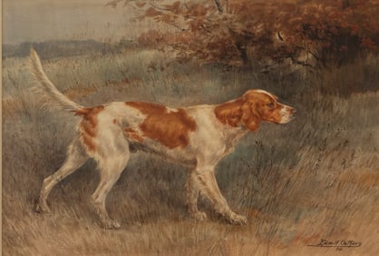 Edmund Henry Osthaus (1858-1928), Setter on Point