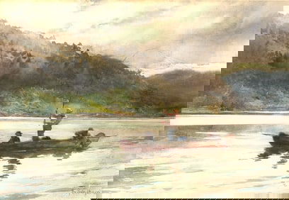 Henry "Hy" Sandham (1842-1910), Atlantic Salmon Fishing