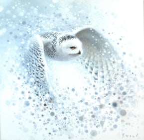 Ewoud de Groot (b. 1969), Snowy Owl