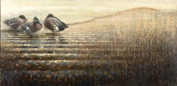 Ewoud de Groot (b. 1969), Resting Wigeon