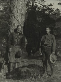 Photo of Zane and Romer Grey with Two Bears