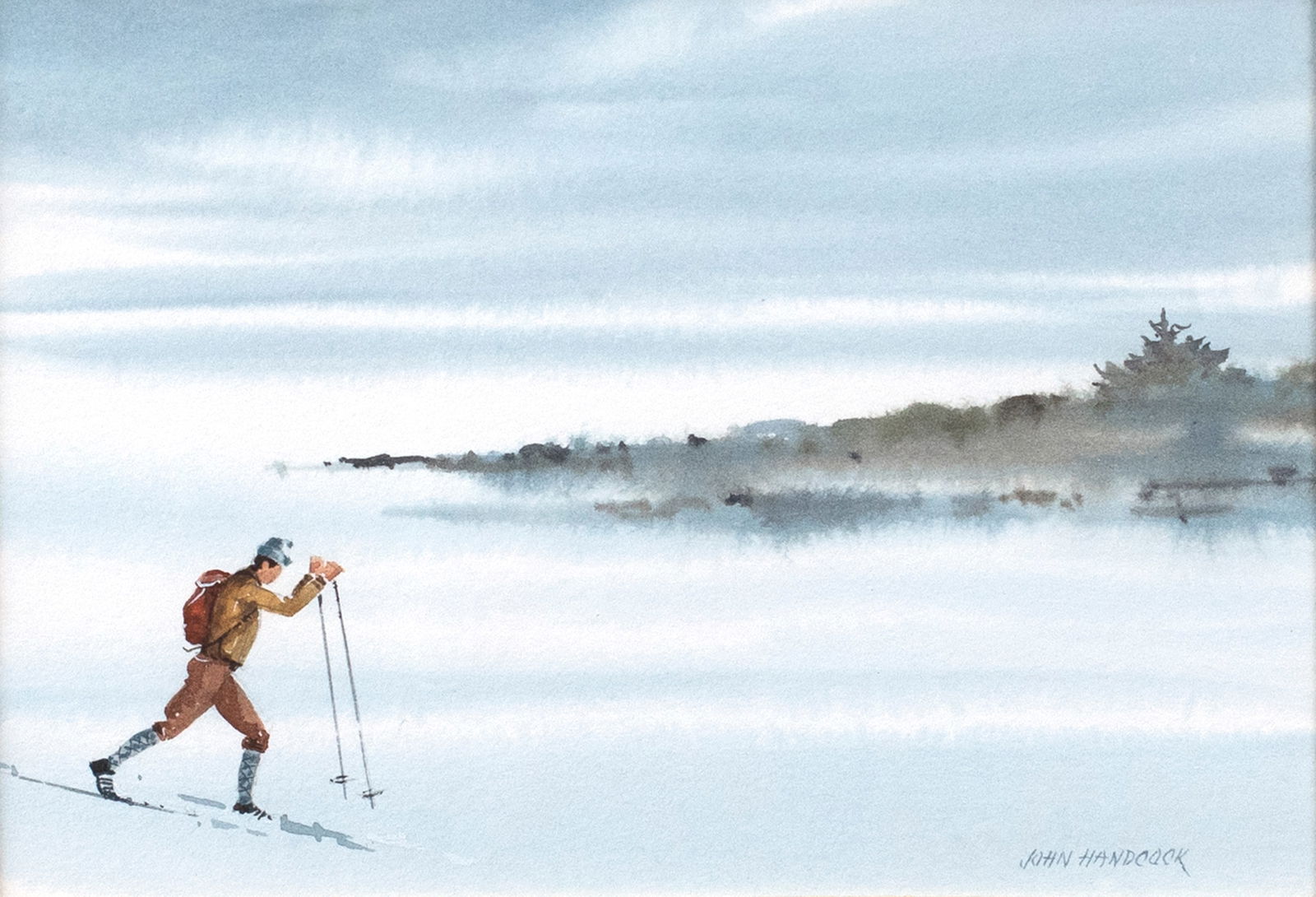 John Handcock (20th-21st Centuries), Cross-country Skier (1 of 3)