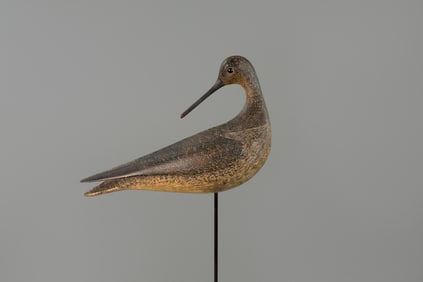 Stavis Preening Dovetailed Yellowlegs by Mark S. McNair (b. 1950)