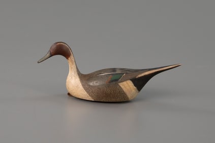 Miniature Root-Head Pintail Drake by Mark S. McNair (b. 1950)