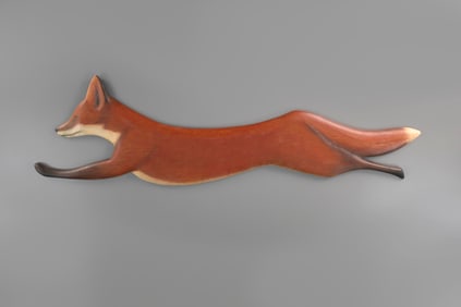 Leaping Red Fox by Colin S. McNair (b. 1986)