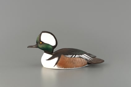 Hooded Merganser by Jim Schmiedlin (1945-2015)
