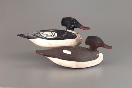 Merganser Pair by Miles Hancock (1888-1974)