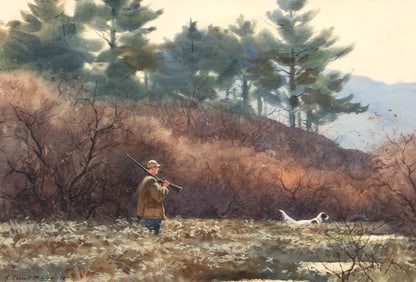 Aiden Lassell Ripley (1896-1969), Hunter with Setter