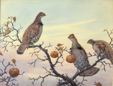 Aiden Lassell Ripley (1896-1969), Grouse and Apples