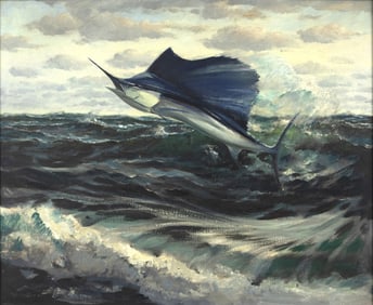 William Goadby Lawrence (1913-2002), Leaping Sailfish