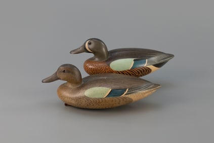 The Merwin Blue-Winged Teal Pair by Horace B. Merwin (1888-1947)