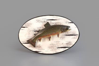Brook Trout by Lawrence C. Irvine (1918-1998)