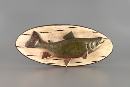 Large Brook Trout by Lawrence C. Irvine (1918-1998)