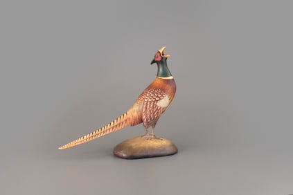 Calling Pheasant by Frank S. Finney (b. 1947)