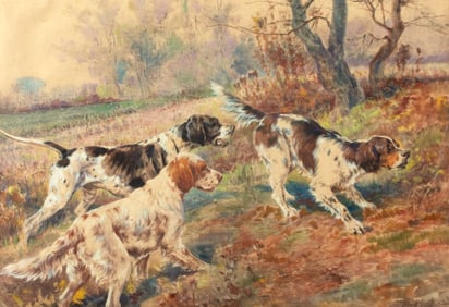 Edmund Henry Osthaus (1858-1928), Three Setters