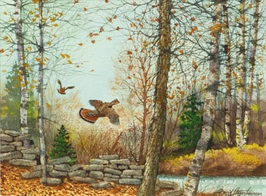 David A. Hagerbaumer (1921-2014), Over the Stone Wall