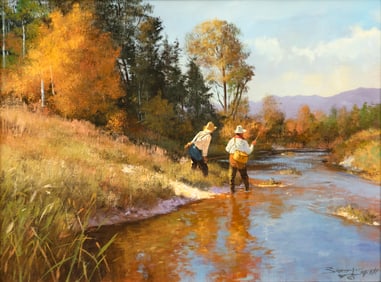 Brett James Smith (b. 1958), October Trout