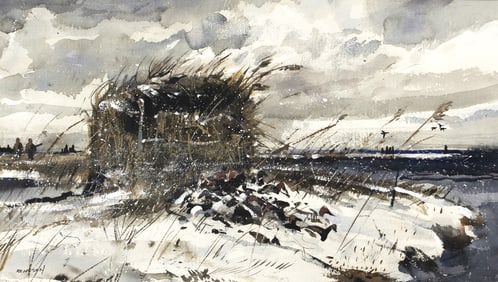 Chet Reneson (b. 1934), Duck Blind