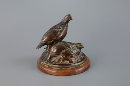 Stefan Savides (b. 1950), Quail Pair