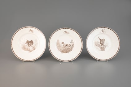 Six Wedgwood Plates by Marguerite Kirmse (1885-1954)