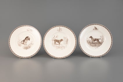 Twelve Wedgwood Plates by Marguerite Kirmse (1885-1954)