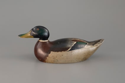 Premier-Grade Mallard Drake by Mason Decoy Factory (1896-1924)