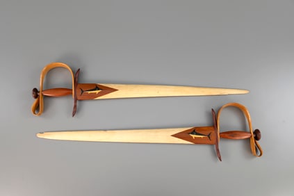 Two Swordfish Bill Swords