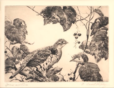 Aiden Lassell Ripley (1896-1969), Grouse and Vines