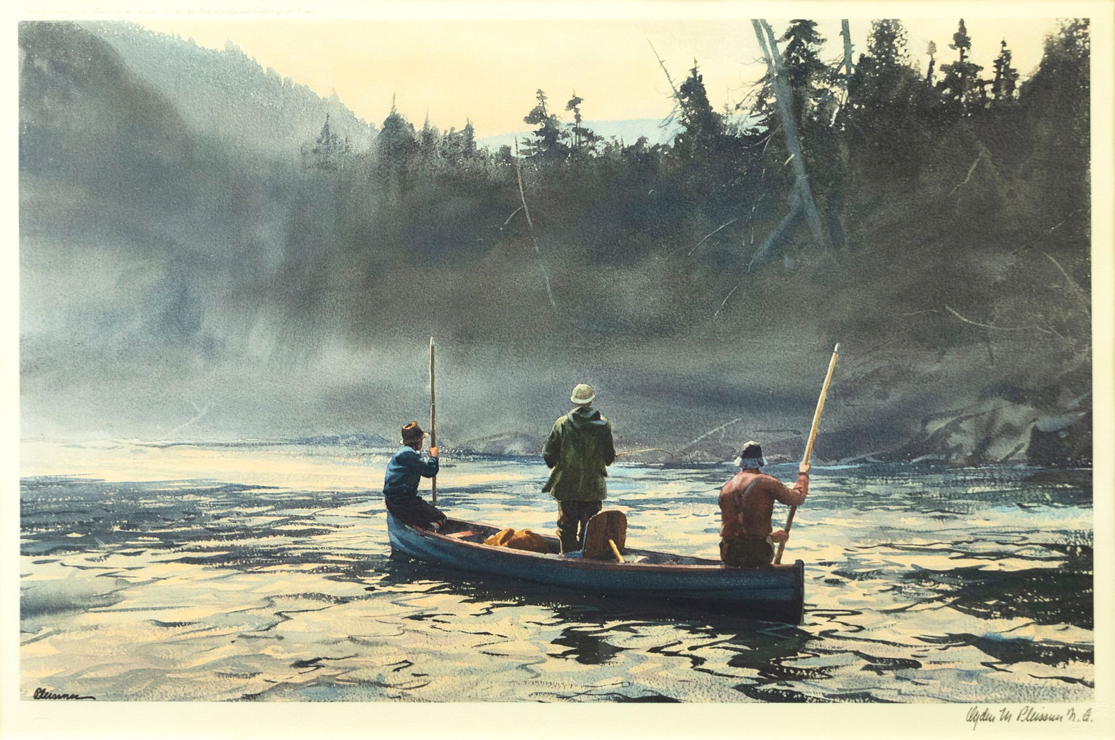 Ogden M. Pleissner (1905-1983), Blue Boat on the St. Anne (1 of 3)