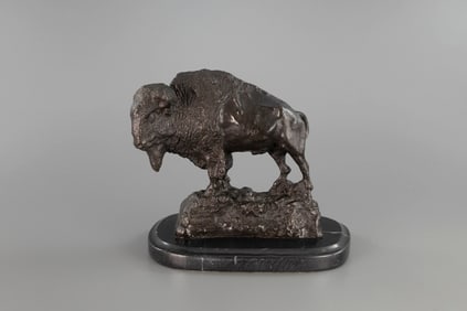 R. E. Carothers (20th Century), American Bison Bull