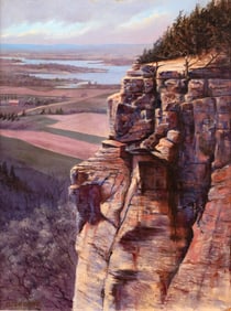 Owen J. Gromme (1896-1991), Over Lake Wisconsin, Columbia County