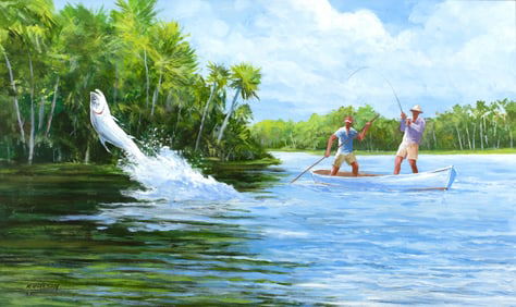 Chet Reneson (b. 1934), Silver Flyer - Tarpon