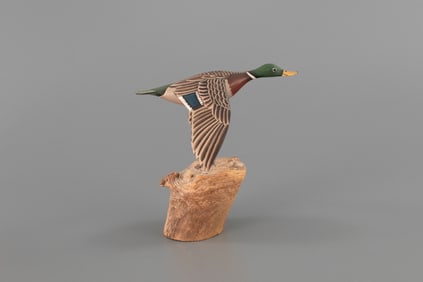 Miniature Flying Mallard by James Lapham (1909-1987)