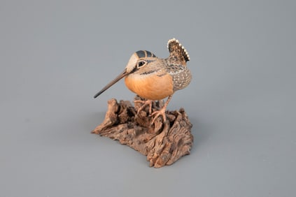 Miniature Woodcock by Eddie Wozny (b. 1959)