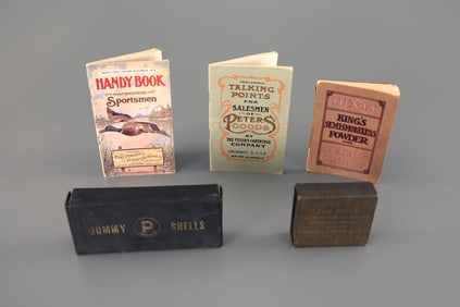 Salesman's Shell Boxes by Peters and Austin