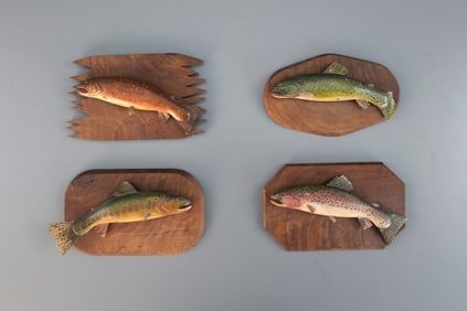 Four Trout Plaques
