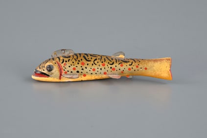 Trout Decoy by Oscar W. Peterson (1887-1951)
