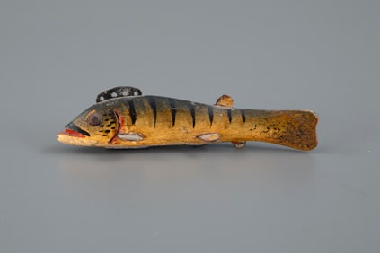 Fancy Perch Decoy by Oscar W. Peterson (1887-1951)