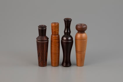 Four Vintage Duck Calls