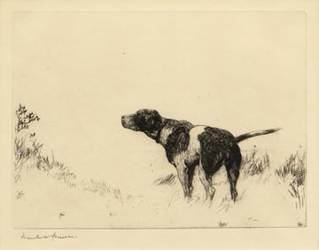 Frank W. Benson (1862-1951), Pointer Dog