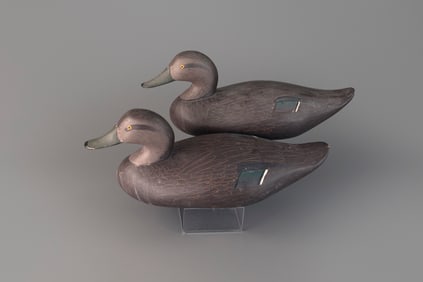 Black Duck Pair by R. Madison Mitchell (1901-1993)