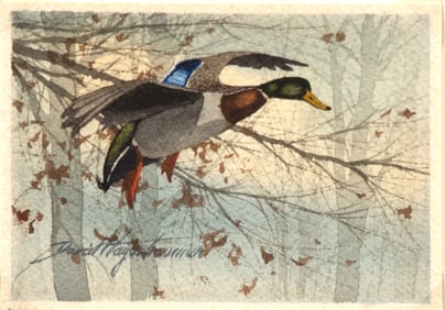 David A. Hagerbaumer (1921-2014), Two Watercolors