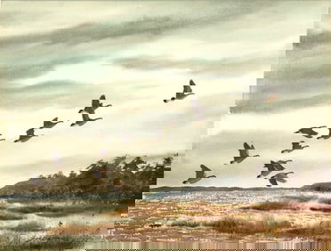 David A. Hagerbaumer (1921-2014), Canada Geese