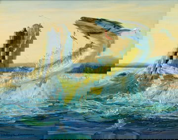 William Goadby Lawrence (1913-2002), Tiger Muskellunge