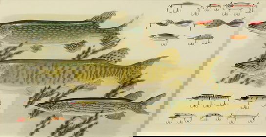 John Atherton (1900-1952), Freshwater Fish and Lures