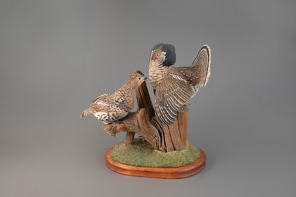 Grouse Pair by Jim Foote (1925-2004)