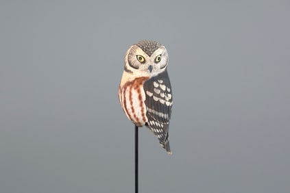 Screech Owl by David W. Martinez (1922-1987)