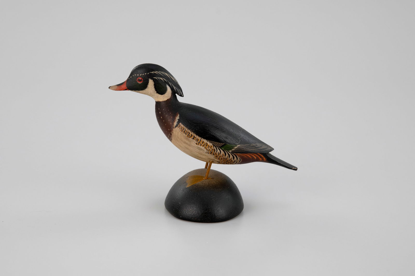 Large Special Miniature Wood Duck by A. Elmer Crowell (1862-1952) (1 of 5)